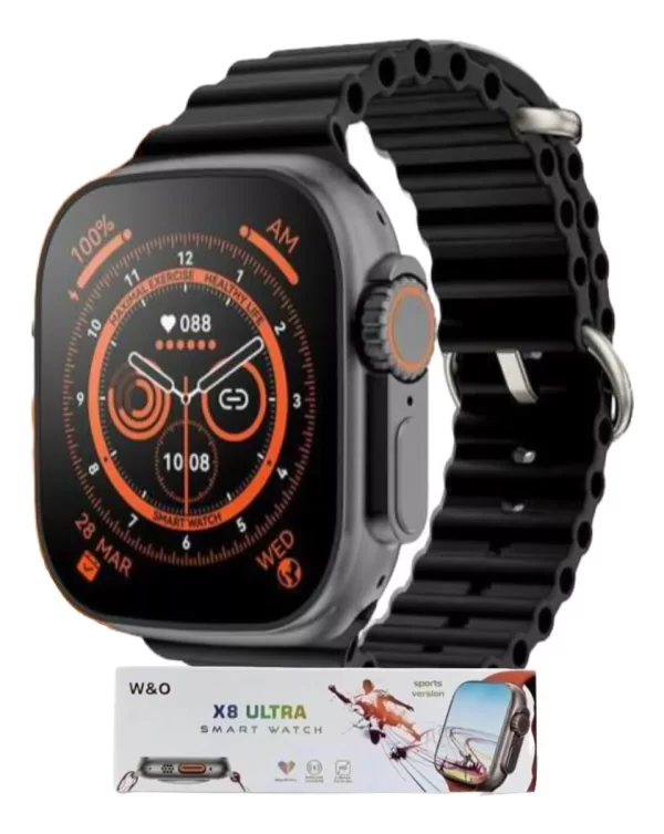 Relógio Smartwatch X8 Ultra Tela HD 49mm (LARANJA) - Image 2