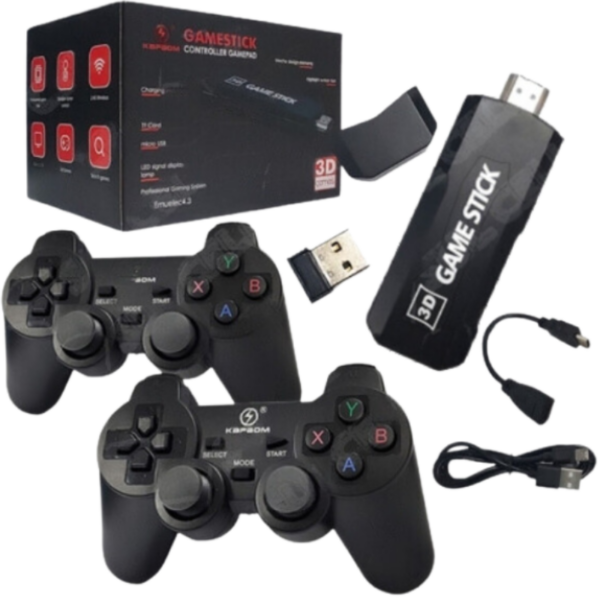 Game Stick GD10 4k 64gb Portátil Retro 2 Controles Sem Fio