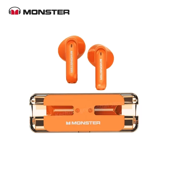 Monster XKT08 Gaming Earphone Ture Wireless Bluetooth 5.3 Headphones Low Latency Noise Reduction Earbuds Headset With Mic New - Image 11