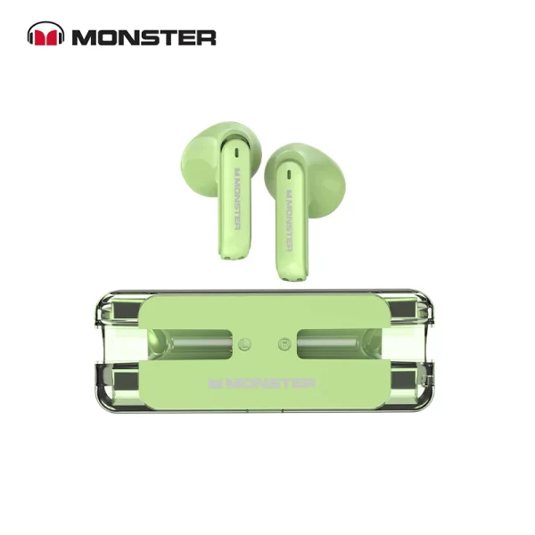 Monster XKT08 Gaming Earphone Ture Wireless Bluetooth 5.3 Headphones Low Latency Noise Reduction Earbuds Headset With Mic New - Image 8