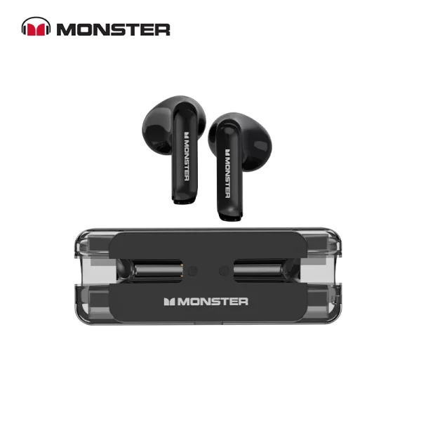 Monster XKT08 Gaming Earphone Ture Wireless Bluetooth 5.3 Headphones Low Latency Noise Reduction Earbuds Headset With Mic New - Image 12