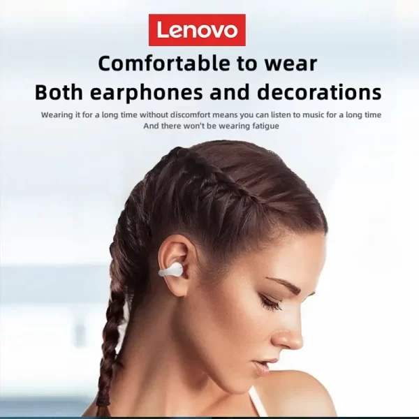 Lenovo XT83 II Ear Clip TWS Wireless Headphones Bluetooth 5.2 Earphones Touch Control HD Call Earbuds Sports Headset with Mic - Image 5