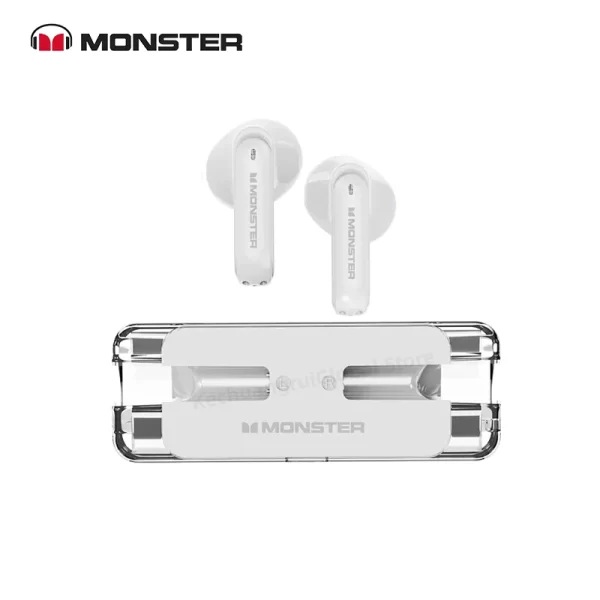 Monster XKT08 Gaming Earphone Ture Wireless Bluetooth 5.3 Headphones Low Latency Noise Reduction Earbuds Headset With Mic New - Image 7