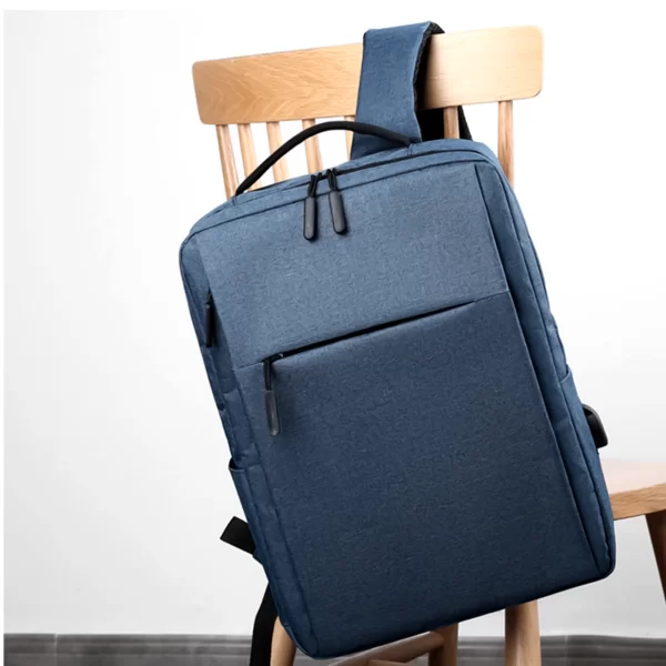 Mochila Executiva Impermeável Notebook 15.6 Azul - Imagem 3