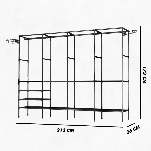 Guarda-Roupa Organizador com 4 colunas - Imagem 7