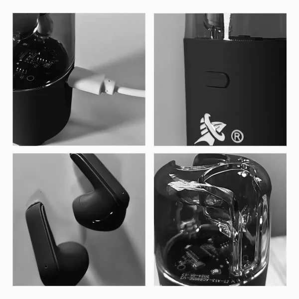 Fone de Ouvido e Caixa de Som Alto Falante Bluetooth Sem Fio - Imagem 7