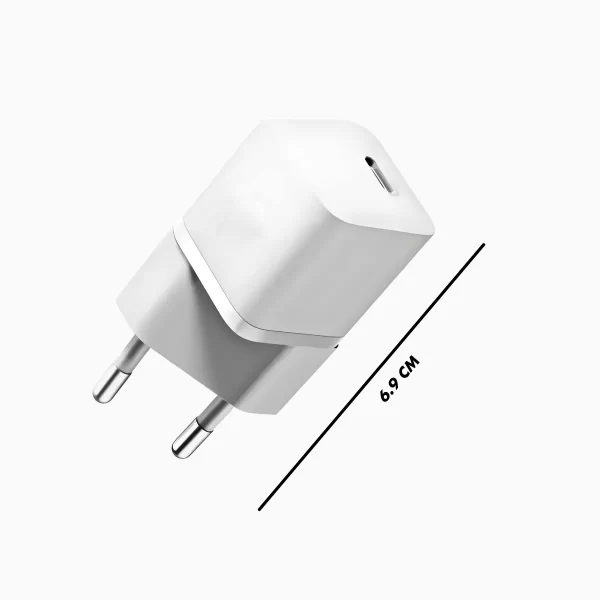 Carregador Turbo 20w USB Type C 2 em 1 - Imagem 9
