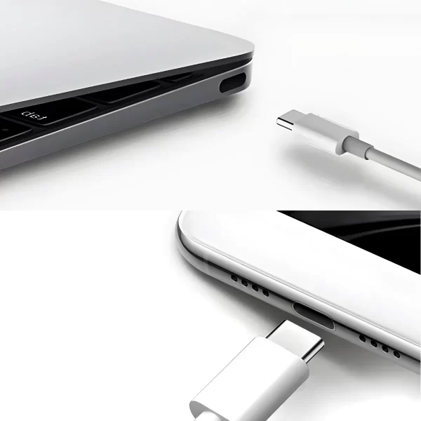 Carregador Turbo 20w USB Type C 2 em 1 - Imagem 7