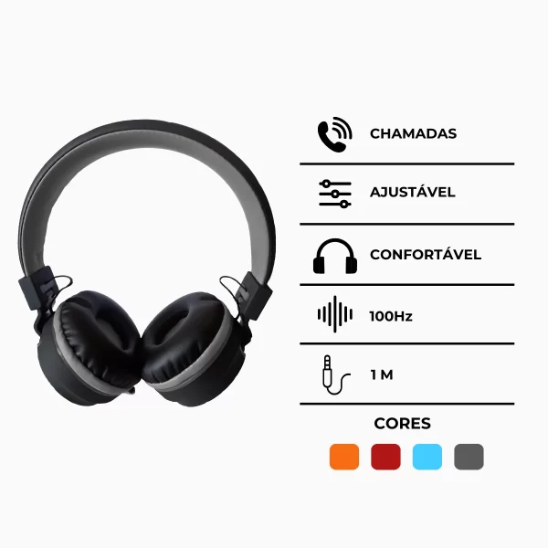 Fone De Ouvido Infantil Com Fio JSX-05 - Imagem 6